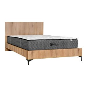 Легло Alicante натурален цвят канела дъб 150X210X110СМ (140X200)