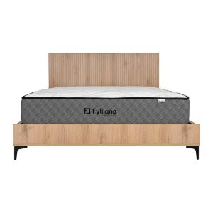 Легло Alicante натурален цвят канела дъб 150X210X110СМ (140X200)
