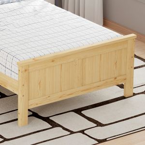Легло Neranda от борово дърво в естествен цвят 90x190см