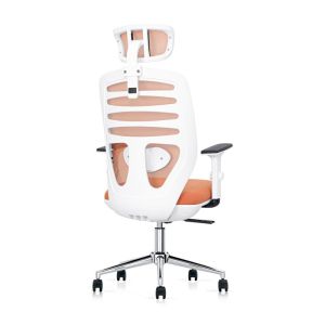 Office chair FL8036 light orange leather 64X64X120-128CM