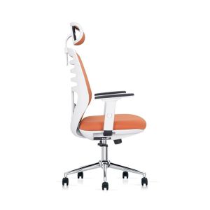 Office chair FL8036 light orange leather 64X64X120-128CM