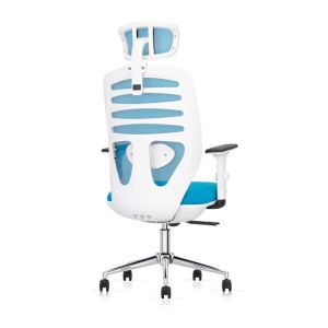 Office chair FL8036 light blue fabric 64X64X120-128CM