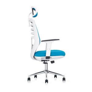 Office chair FL8036 light blue fabric 64X64X120-128CM