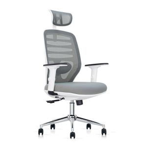 Office chair FL8036 gray fabric 64X64X120-128CM