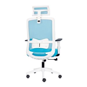 Office chair FL8067 light blue fabric 64X64X120-128CM