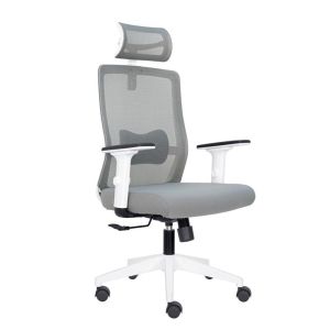 Office chair FL8067 gray fabric 64X64X120-128CM
