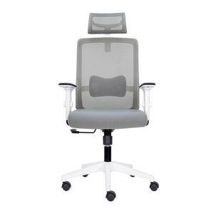 Office chair FL8067 gray fabric 64X64X120-128CM