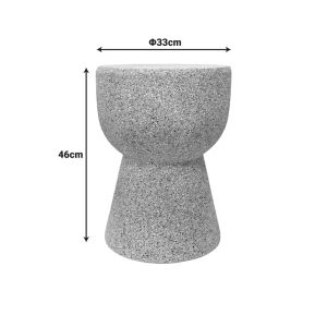 Помощна маса Efria Stone екрю мат MGO D33x46см