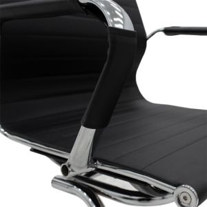 Visitor office chair Valter black eco-leather 55.5x52x95.5cm