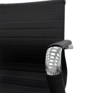 Visitor office chair Valter black eco-leather 55.5x52x95.5cm