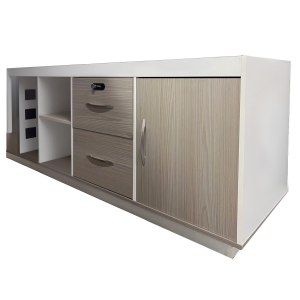 Professional corner desk Armadi Sonoma-white 200x90x75cm