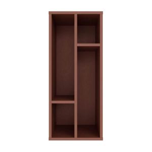 Shelf Alice, terracotta color 30X35X72CM