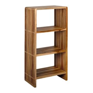 Shelf Gaia brown color 54X35X116CM