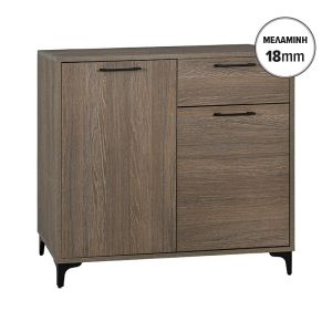 Скрин с чекмеджета Lumina 93 1F2V цвят тютюн 93X40X90СМ