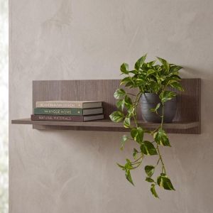 Wall shelf Lumina 90 tobacco color 90X24X20CM
