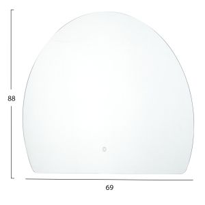 Стенно огледало серия Frameless HM4491 без Рамка-led подсветка 89x69hcm.