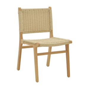 Chair Juliennatural rubber wood 61x54x85cm