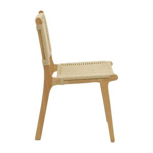 Chair Juliennatural rubber wood 61x54x85cm