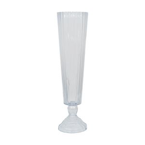 Glass vase FL2282 transparent color 20X77CM