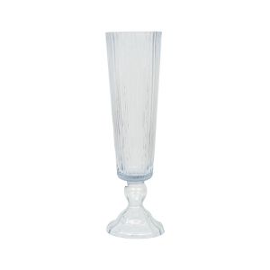 Glass vase FL24231 transparent color 19X66CM