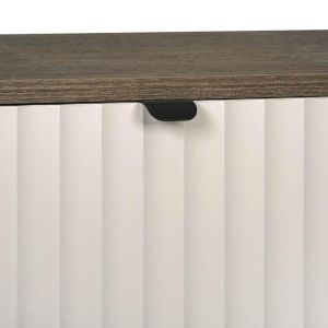Тв шкаф Aura 138 2V тютюнев цвят с кашмир 138X50X40СМ
