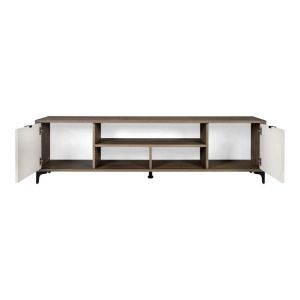 Тв шкаф Aura 183 2V тютюнев цвят с кашмир 183X50X40СМ