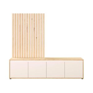 Тв шкаф Stonex Artisan Oak с пясъчен цвят 189X42X170СМ