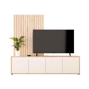 Тв шкаф Stonex Artisan Oak с пясъчен цвят 189X42X170СМ