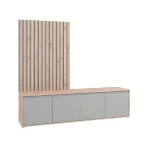 Тв шкаф Stonex Artisan Oak с цвят сайдия 189X42X170СМ