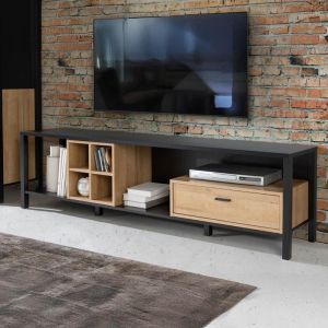 Тв шкаф Terrano Riviera цвят дъб 182X40X50СМ