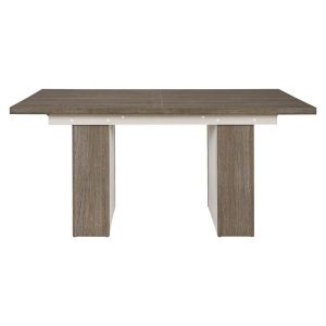 Dining table Aura tobacco with cashmere color 160(+40)X90X75
