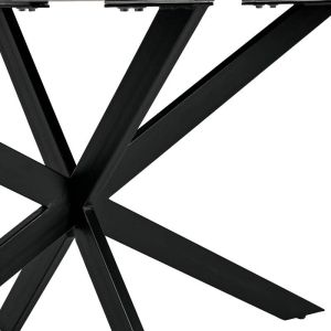 Dining table Gaia brown color 180X90X76CM