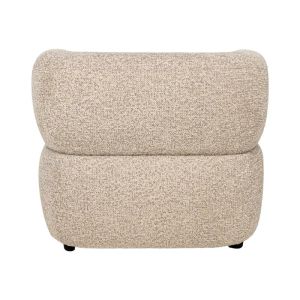 Haven armchair beige fabric 71X90X87CM