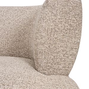 Haven armchair beige fabric 71X90X87CM