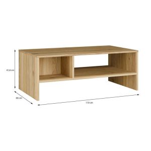 Coffee table Aria Mauvella oak color 110X60X42CM