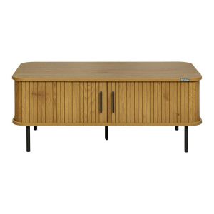 Coffee table FL2459 Sonoma - black color 100X50X40CM
