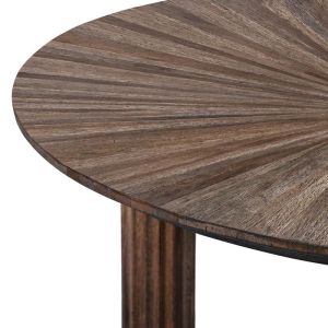 Coffee table Gaia brown color 111X68X36CM