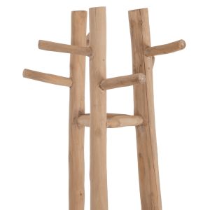 Закачалка за под Tridem HM4881 тиково дърво в естествен цвят 52X52X200ВСМ.