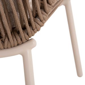 Комплект 7 части Andromeda (s) SM10843.01 алуминий-синтерован камък в бежово и слонова кост