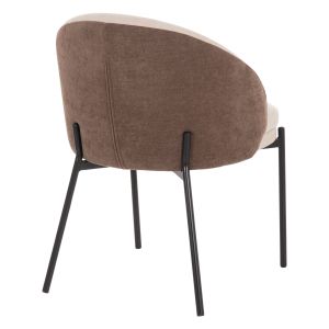 Комплект 7 части Astoria HM10933.02 Mdf плот - плат в бежово/кафяво и черни метални крака
