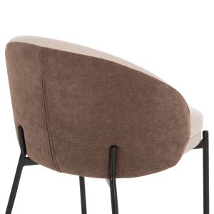 Комплект 7 части Astoria HM10933.02 Mdf плот - плат в бежово/кафяво и черни метални крака