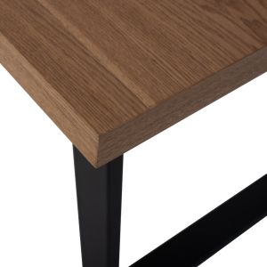 Комплект 7 части Astoria HM10933.02 Mdf плот - плат в бежово/кафяво и черни метални крака