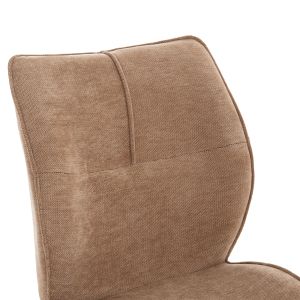 Комплект 7 части Gaff HM10935.03 с Mdf плот в орех - плат в бежово и черни метални крака