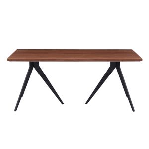Комплект 7 части Gaff HM10935.03 с Mdf плот в орех - плат в бежово и черни метални крака