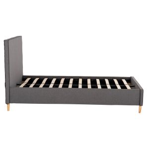 Легло персон и половина с матрак MAYLIN HM10802.02, сива дамаска, матрак 120x200 см