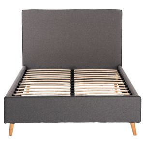 Легло персон и половина с матрак MAYLIN HM10802.02, сива дамаска, матрак 120x200 см