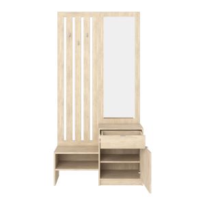 Модул за антре с огледало Citra sonoma 100x34.3x199.5см