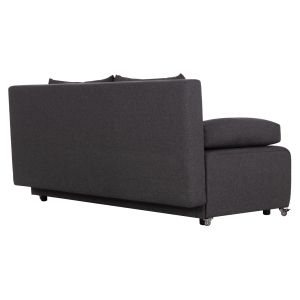 Троен разтегателен диван KEND HM3313.01, сива дамаска 188x85x82H см