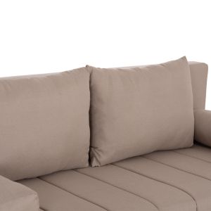 Троен разтегателен диван KEND HM3313.03, светлобежова дамаска 188x85x82H см
