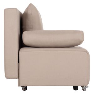 Троен разтегателен диван KEND HM3313.03, светлобежова дамаска 188x85x82H см
